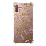 PrintiFy Samsung Galaxy A7 2018 Uyumlu Water Color 3 Baskılı Şeffaf Köşe Korumalı Antişok Kılıf