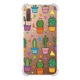 PrintiFy Samsung Galaxy A7 2018 Uyumlu Water Color 4 Baskılı Şeffaf Köşe Korumalı Antişok Kılıf