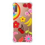 PrintiFy Samsung Galaxy A7 2018 Uyumlu Water Color 5 Baskılı Şeffaf Köşe Korumalı Antişok Kılıf
