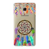 PrintiFy Samsung Galaxy A7 ile Uyumlu 1mm Slim Fit Nazar Boncuğu 6 Baskılı Şeffaf Kılıf