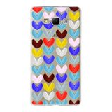 PrintiFy Samsung Galaxy A7 ile Uyumlu 1mm Slim Fit Water Color 1 Baskılı Şeffaf Kılıf