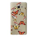 PrintiFy Samsung Galaxy A7 ile Uyumlu 1mm Slim Fit Water Color 2 Baskılı Şeffaf Kılıf