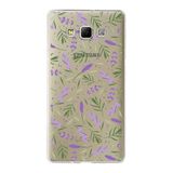PrintiFy Samsung Galaxy A7 ile Uyumlu 1mm Slim Fit Water Color 3 Baskılı Şeffaf Kılıf