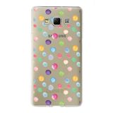 PrintiFy Samsung Galaxy A7 ile Uyumlu 1mm Slim Fit Water Color 6 Baskılı Şeffaf Kılıf