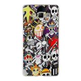 PrintiFy Samsung Galaxy A7 ile Uyumlu Kapak Anime Tasarımlı 1mm Fit Şeffaf Silikon Kılıf