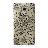 PrintiFy Samsung Galaxy A7 ile Uyumlu Kapak Nostalji Desen - B Tasarımlı 1mm Fit Şeffaf Silikon Kılıf