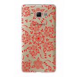 PrintiFy Samsung Galaxy A7 ile Uyumlu Kapak Nostalji Desen - E Tasarımlı 1mm Fit Şeffaf Silikon Kılıf