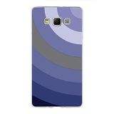 PrintiFy Samsung Galaxy A7 ile Uyumlu Kapak Renk Cümbüşü D Lila Tasarımlı 1mm Fit Şeffaf Silikon Kılıf
