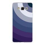 PrintiFy Samsung Galaxy A7 ile Uyumlu Kapak Renk Cümbüşü E Mavi Tasarımlı 1mm Fit Şeffaf Silikon Kılıf