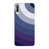PrintiFy Samsung Galaxy A70s ile Uyumlu Kapak Renk Cümbüşü E Mavi Tasarımlı 1mm Fit Şeffaf Silikon Kılıf