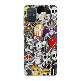 PrintiFy Samsung Galaxy A71 ile Uyumlu Kapak Anime Tasarımlı 1mm Fit Şeffaf Silikon Kılıf