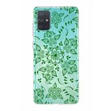 PrintiFy Samsung Galaxy A71 ile Uyumlu Kapak Nostalji Desen - A Tasarımlı 1mm Fit Şeffaf Silikon Kılıf