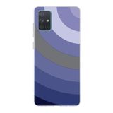 PrintiFy Samsung Galaxy A71 ile Uyumlu Kapak Renk Cümbüşü D Lila Tasarımlı 1mm Fit Şeffaf Silikon Kılıf