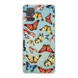 PrintiFy Samsung Galaxy A71 ile Uyumlu Water Color 2 Kamera Korumalı Şeffaf Kılıf