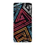 PrintiFy Samsung Galaxy A71 Uyumlu Kamera Korumalı Kapak Grafiti B Tasarımlı Şeffaf Kılıf