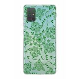 PrintiFy Samsung Galaxy A71 Uyumlu Kamera Korumalı Kapak Nostalji Desen A Tasarımlı Şeffaf Kılıf