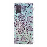 PrintiFy Samsung Galaxy A71 Uyumlu Kamera Korumalı Kapak Nostalji Desen F Tasarımlı Şeffaf Kılıf