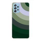 PrintiFy Samsung Galaxy A72 ile Uyumlu Kapak Renk Cümbüşü C Haki Tasarımlı 1mm Fit Şeffaf Silikon Kılıf