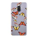 PrintiFy Samsung Galaxy A8 2018 ile Uyumlu 1mm Slim Fit Water Color 2 Baskılı Şeffaf Kılıf