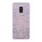 PrintiFy Samsung Galaxy A8 2018 ile Uyumlu Kapak Nostalji Desen - C Tasarımlı 1mm Fit Şeffaf Silikon Kılıf