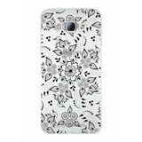 PrintiFy Samsung Galaxy A8 ile Uyumlu Kapak Nostalji Desen - B Tasarımlı 1mm Fit Şeffaf Silikon Kılıf