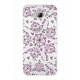PrintiFy Samsung Galaxy A8 ile Uyumlu Kapak Nostalji Desen - F Tasarımlı 1mm Fit Şeffaf Silikon Kılıf