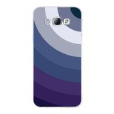 PrintiFy Samsung Galaxy A8 ile Uyumlu Kapak Renk Cümbüşü E Mavi Tasarımlı 1mm Fit Şeffaf Silikon Kılıf