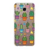 PrintiFy Samsung Galaxy J4 Core ile Uyumlu 1mm Slim Fit Water Color 4 Baskılı Şeffaf Kılıf