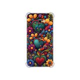 PrintiFy Samsung Galaxy J4 Core ile Uyumlu Düşlerin Dansı serisi Çiçeklerin Dansı Tasarımlı Uv Baskılı Köşe Korumalı Antişok Kılıf