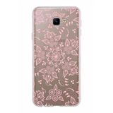 PrintiFy Samsung Galaxy J4 Core ile Uyumlu Kapak Nostalji Desen - C Tasarımlı 1mm Fit Şeffaf Silikon Kılıf