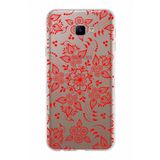 PrintiFy Samsung Galaxy J4 Core ile Uyumlu Kapak Nostalji Desen - E Tasarımlı 1mm Fit Şeffaf Silikon Kılıf