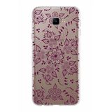 PrintiFy Samsung Galaxy J4 Core ile Uyumlu Kapak Nostalji Desen - F Tasarımlı 1mm Fit Şeffaf Silikon Kılıf