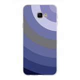 PrintiFy Samsung Galaxy J4 Core ile Uyumlu Kapak Renk Cümbüşü D Lila Tasarımlı 1mm Fit Şeffaf Silikon Kılıf