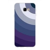 PrintiFy Samsung Galaxy J4 Core ile Uyumlu Kapak Renk Cümbüşü E Mavi Tasarımlı 1mm Fit Şeffaf Silikon Kılıf