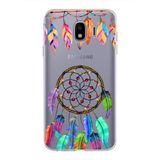 PrintiFy Samsung Galaxy J4 ile Uyumlu 1mm Slim Fit Nazar Boncuğu 6 Baskılı Şeffaf Kılıf