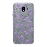 PrintiFy Samsung Galaxy J4 ile Uyumlu 1mm Slim Fit Water Color 3 Baskılı Şeffaf Kılıf