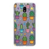 PrintiFy Samsung Galaxy J4 ile Uyumlu 1mm Slim Fit Water Color 4 Baskılı Şeffaf Kılıf