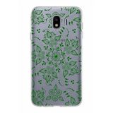 PrintiFy Samsung Galaxy J4 ile Uyumlu Kapak Nostalji Desen - A Tasarımlı 1mm Fit Şeffaf Silikon Kılıf