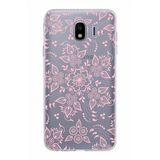 PrintiFy Samsung Galaxy J4 ile Uyumlu Kapak Nostalji Desen - C Tasarımlı 1mm Fit Şeffaf Silikon Kılıf