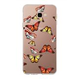 PrintiFy Samsung Galaxy J4 Plus ile Uyumlu 1mm Slim Fit Water Color 2 Baskılı Şeffaf Kılıf