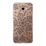 PrintiFy Samsung Galaxy J4 Plus ile Uyumlu Kapak Nostalji Desen - B Tasarımlı 1mm Fit Şeffaf Silikon Kılıf
