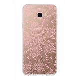 PrintiFy Samsung Galaxy J4 Plus ile Uyumlu Kapak Nostalji Desen - C Tasarımlı 1mm Fit Şeffaf Silikon Kılıf