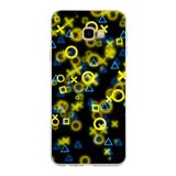 PrintiFy Samsung Galaxy J4 Plus ile Uyumlu Kapak Semboller Tasarımlı 1mm Fit Şeffaf Silikon Kılıf