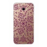 PrintiFy Samsung Galaxy J4 Plus Uyumlu Kamera Korumalı Kapak Nostalji Desen F Tasarımlı Şeffaf Kılıf
