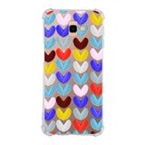 PrintiFy Samsung Galaxy J4+ Plus Uyumlu Water Color 1 Baskılı Şeffaf Köşe Korumalı Antişok Kılıf