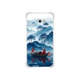 PrintiFy Samsung Galaxy J4core ile Uyumlu Simya Serisi Sonsuz Akış Tasarımlı Uv Baskılı Köşe Korumalı Antişok Kılıf