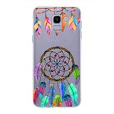 PrintiFy Samsung Galaxy J6 2018 ile Uyumlu 1mm Slim Fit Nazar Boncuğu 6 Baskılı Şeffaf Kılıf