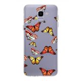PrintiFy Samsung Galaxy J6 2018 ile Uyumlu 1mm Slim Fit Water Color 2 Baskılı Şeffaf Kılıf