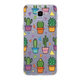 PrintiFy Samsung Galaxy J6 2018 ile Uyumlu 1mm Slim Fit Water Color 4 Baskılı Şeffaf Kılıf