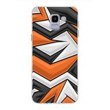 PrintiFy Samsung Galaxy J6 ile Uyumlu Kapak Grafiti Style Tasarımlı 1mm Fit Şeffaf Silikon Kılıf
